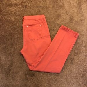 Coral pants!!